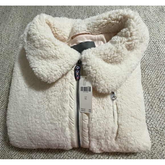 Anthropologie Skye Sherpa Jacket NWT XL - Picture 8 of 11